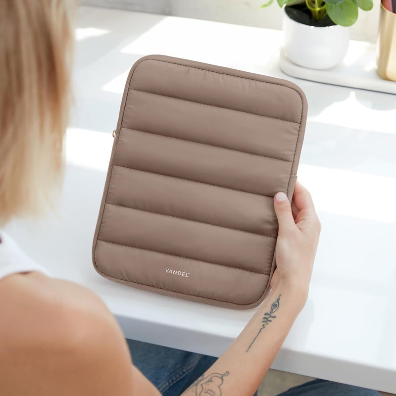 VANDEL - The Original Puffy iPad Sleeve 9-11 Inch Tablet Sleeve, Brown i Pad Case for Women and Men, Cute iPad Air Pouch, 9 10 Inch, 11 Inch Bag - Image 5